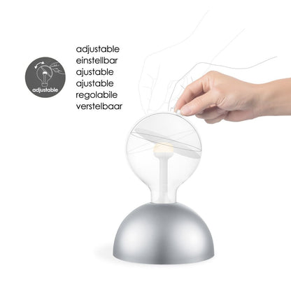 Hanglamp Move Me - Bumb Sphere 5.5W 2700K grijs-wit