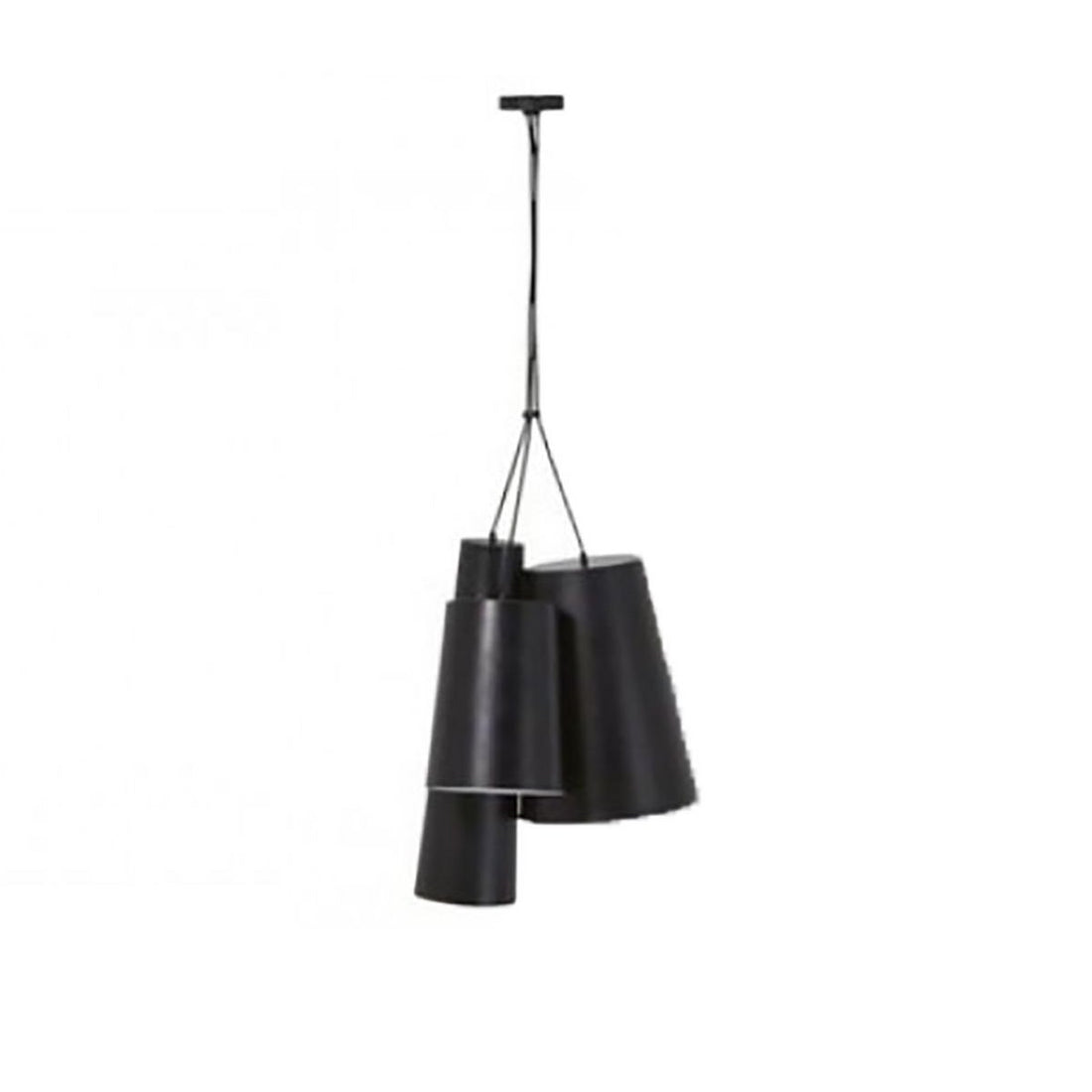 Hanglamp Bowd - Zwart - 63x63x168cm