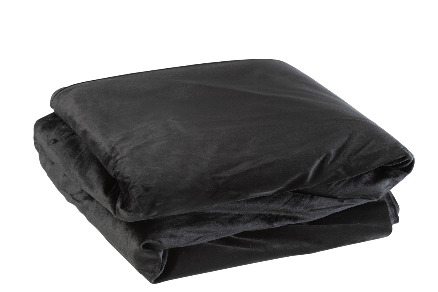 Stof Lange Fluweel Zwart