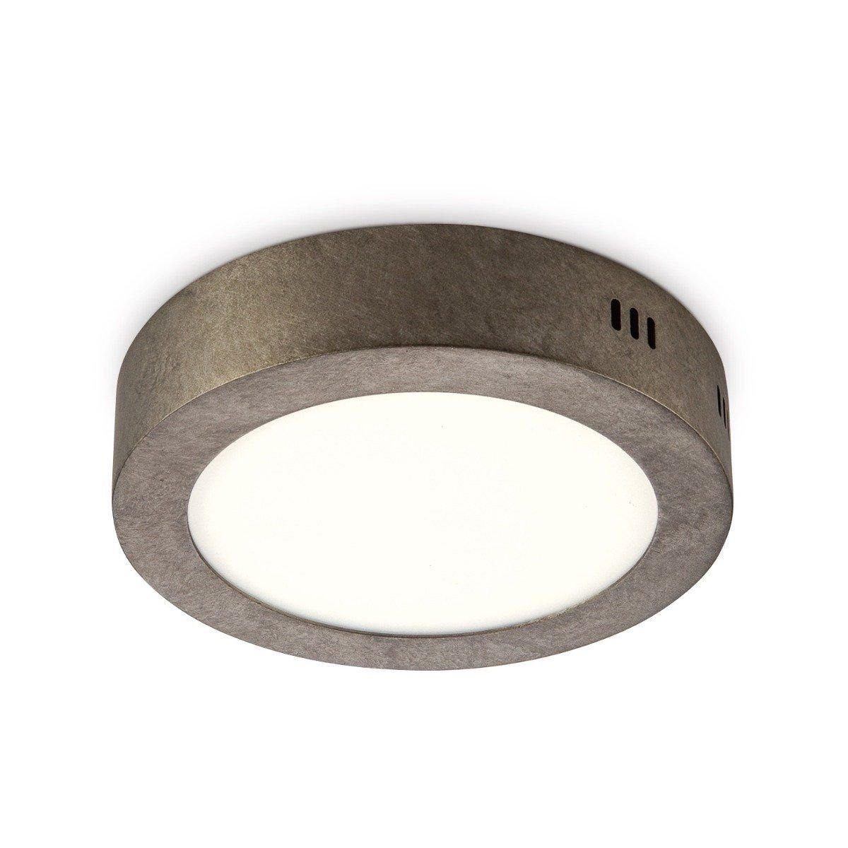 LED Plafondlamp Ska - Antraciet - Rond 17/17/3.6cm