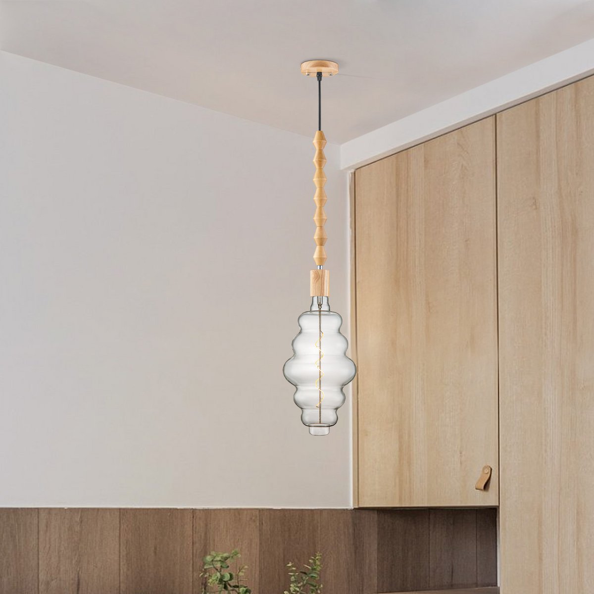 hanglamp Dana Cloud - dimbaar E27 helder