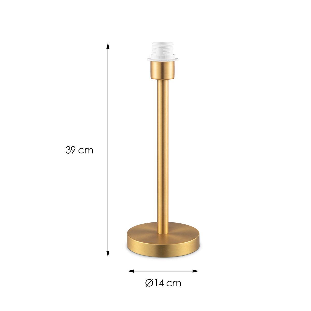 tafellamp voet Stick 14/14/39cm - Messing