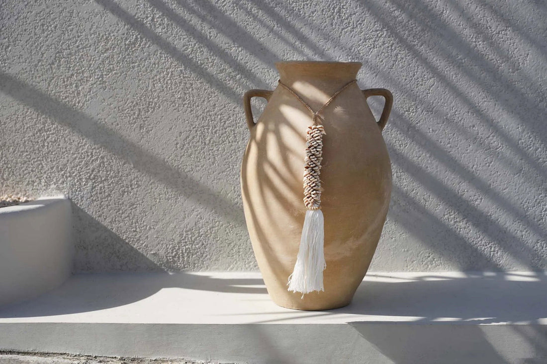 De Cowrie &amp; Cotton Hangdecoratie - Naturel