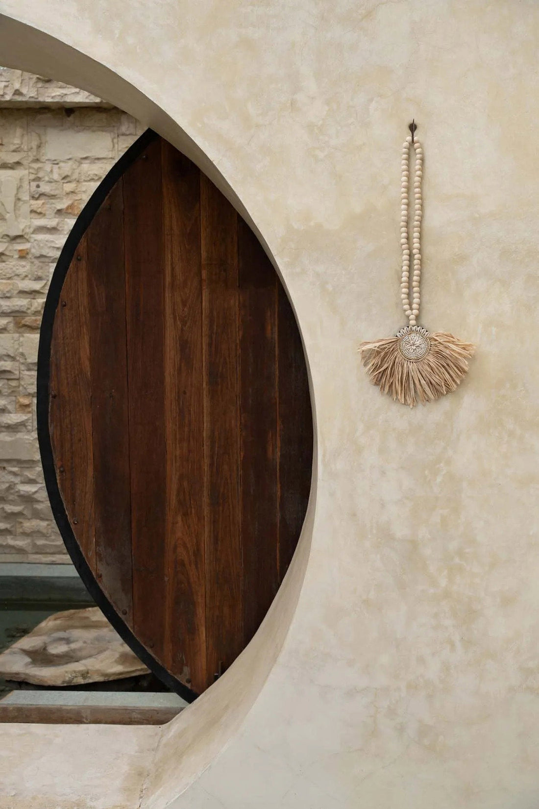 De Raffia Tajoe Kwast - Natuurlijk