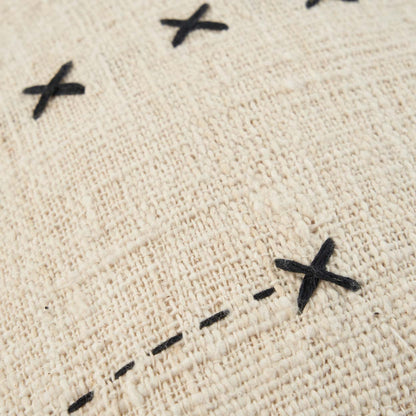 De Franse kus kussenhoes - Natuurlijk Zwart