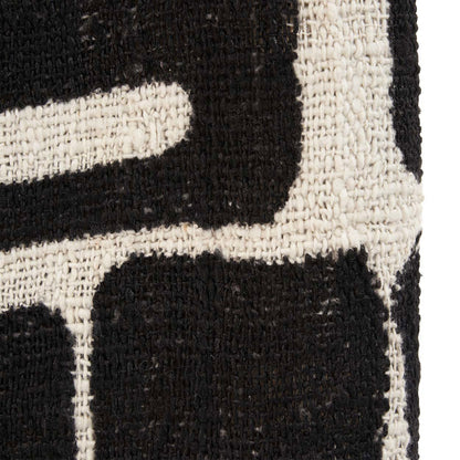 De Aztec Bed Throw - Natural Black
