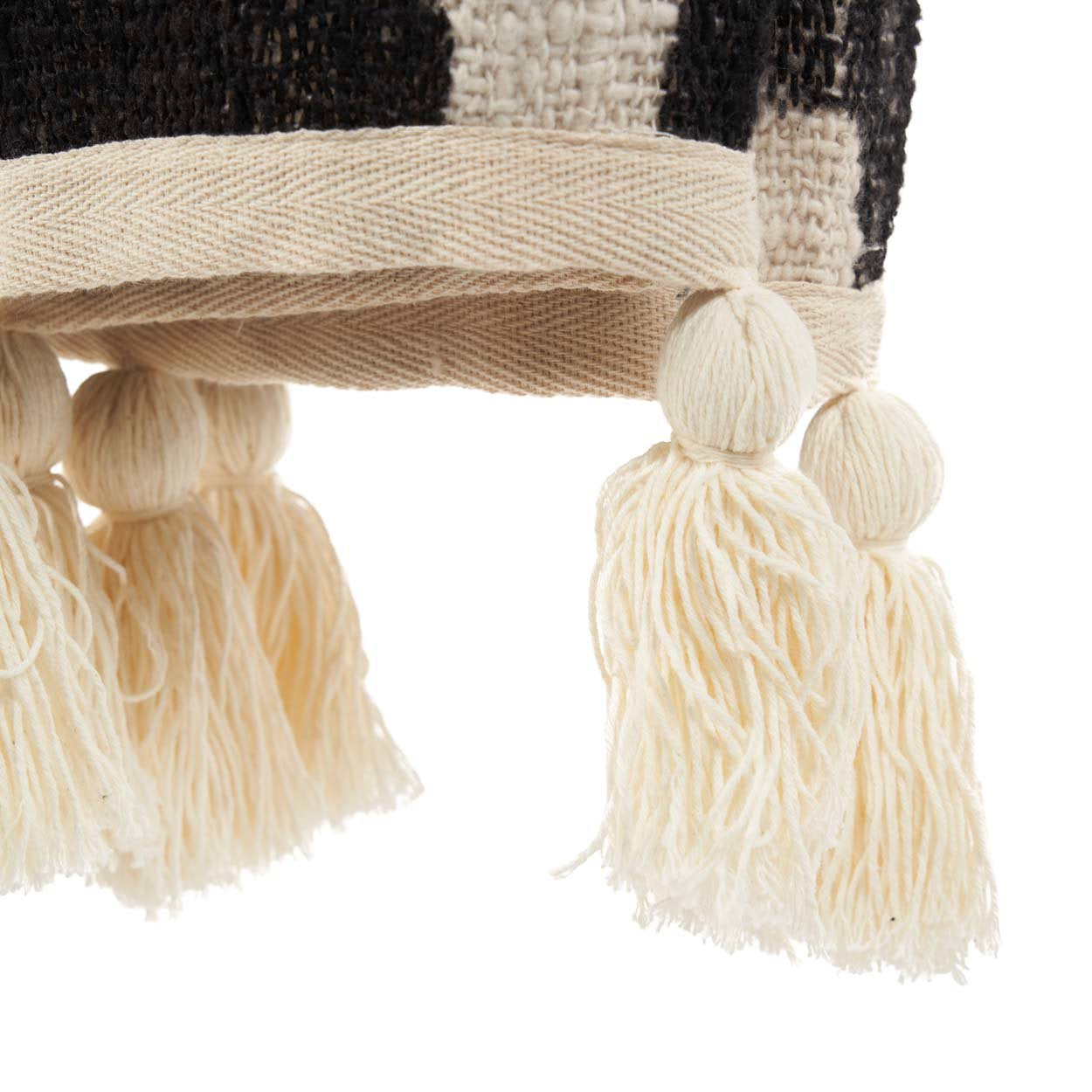 De Aztec Bed Throw - Natural Black
