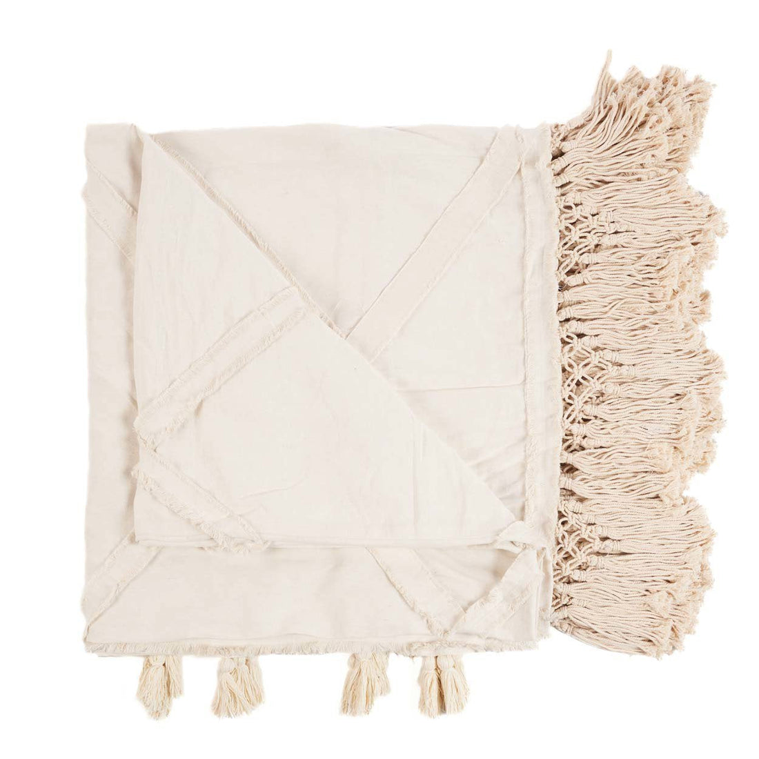 De Berber Bed Throw - Natural