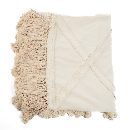 De Berber Bed Throw - Natural