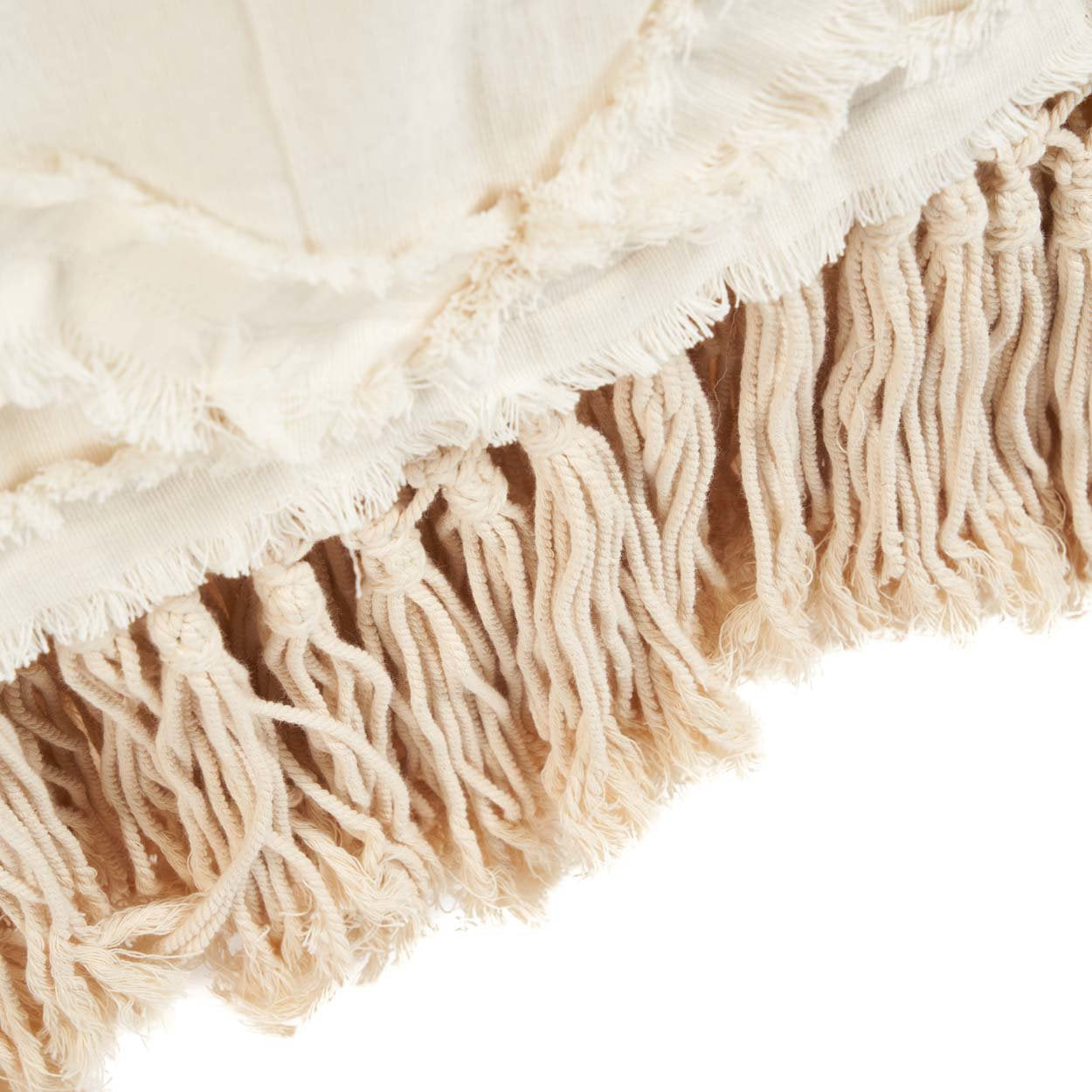 De Berber Bed Throw - Natural