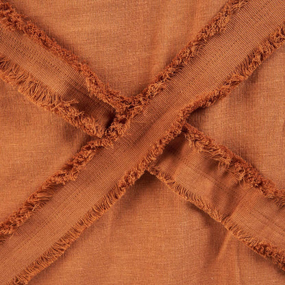 De Berber Bed Throw  - Terracotta
