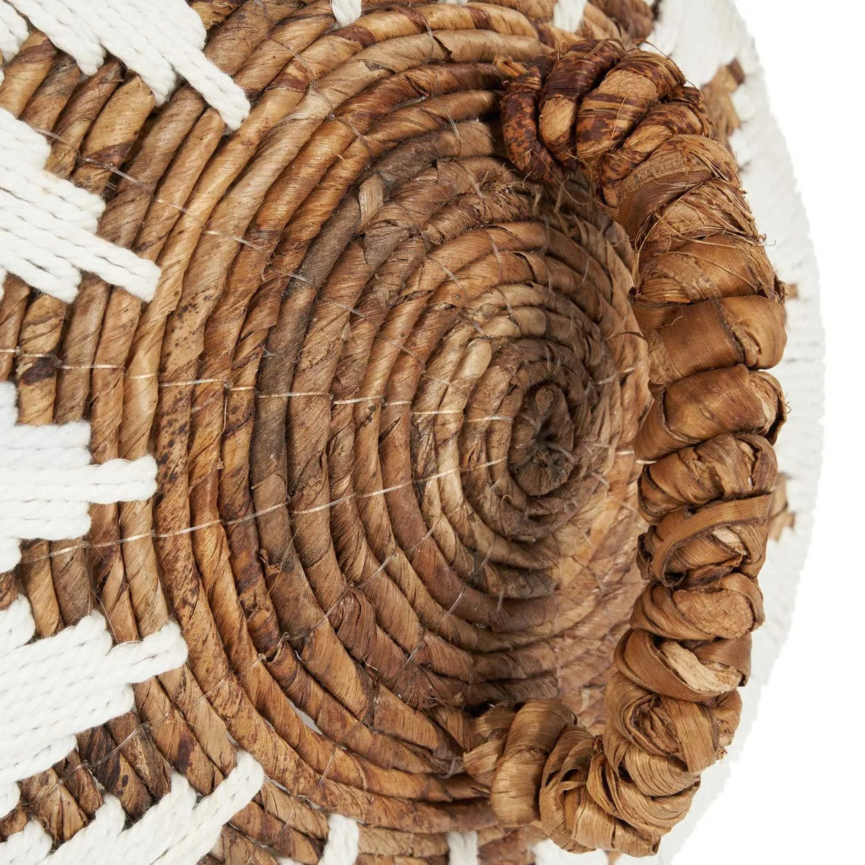 De Little Bay Beach Basket - Natural White - M