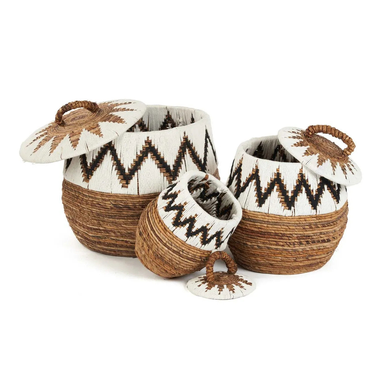 De Little Bay Beach Basket - Natural White - S