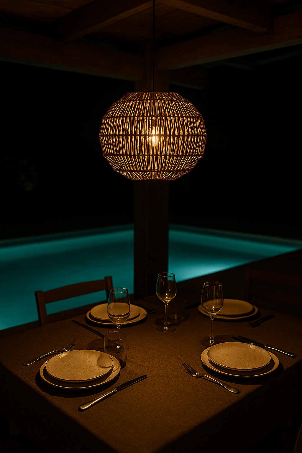 Belvivere Banda Aura – Handgemaakte Rotan Hanglamp