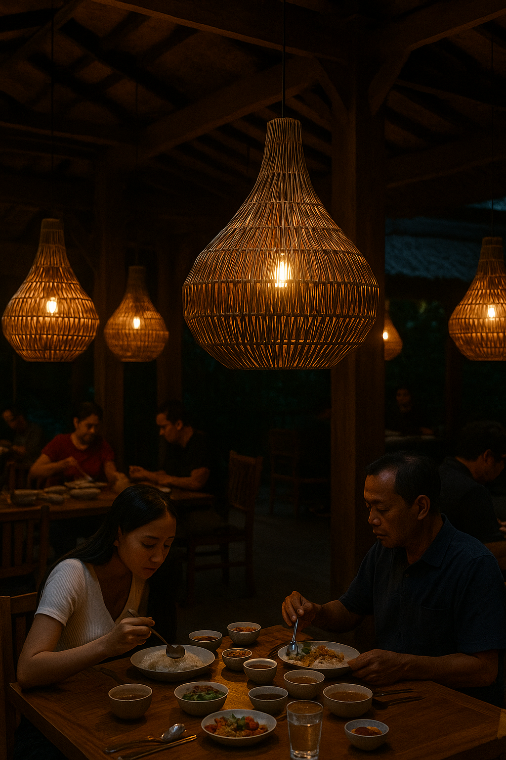 Belvivere Banda Tria Wicker – Puur ambachtelijk Handgevlochten Rotan Hanglamp