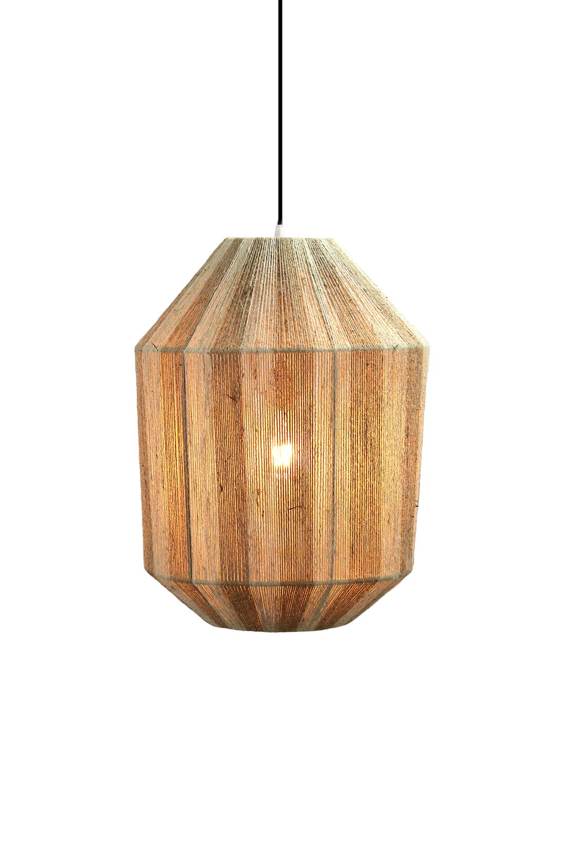 Belvivere Kona Stripe - Ambacht pur sang, geweven hanglamp