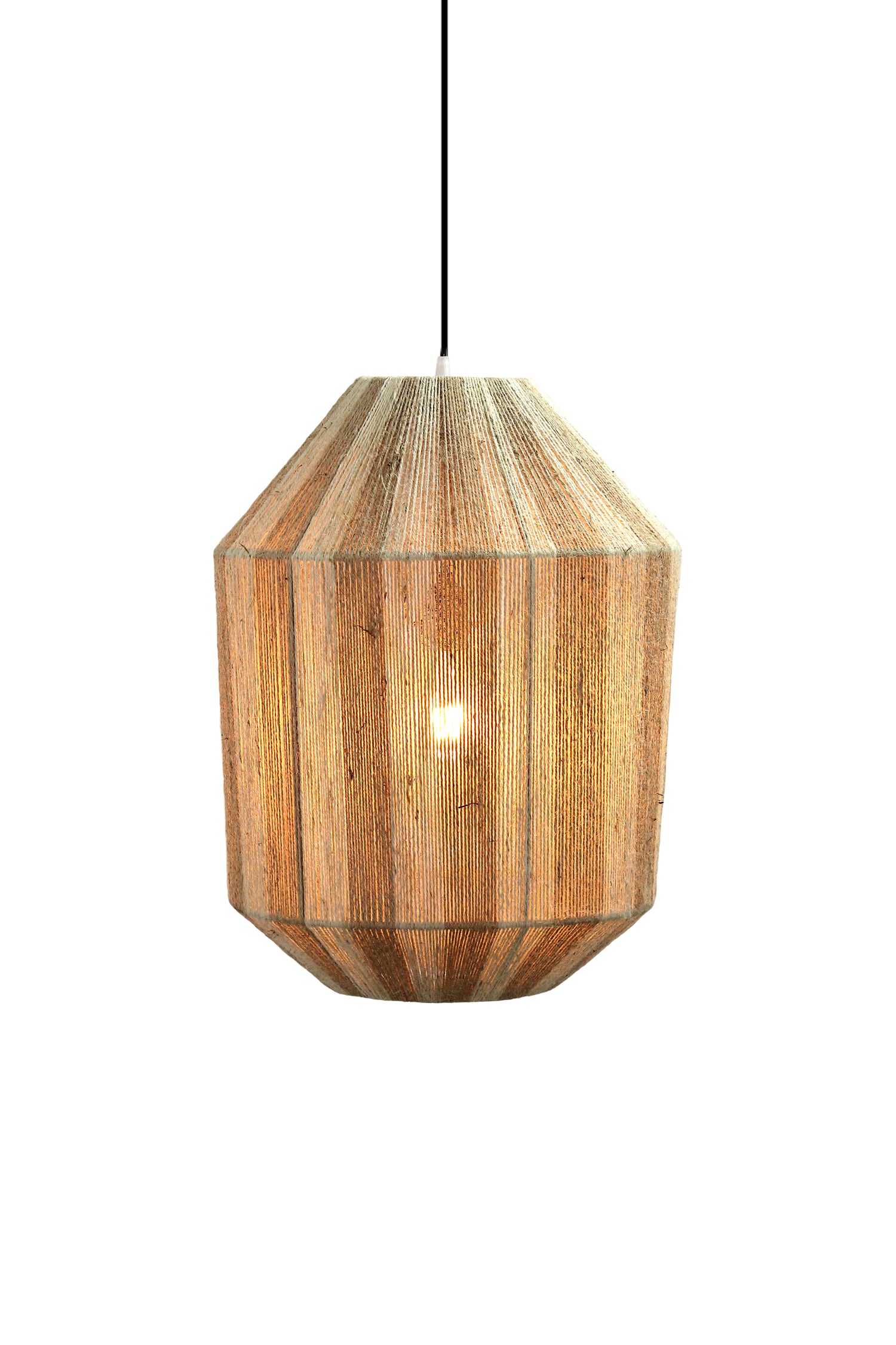 Belvivere Kona Stripe - Ambacht pur sang, geweven hanglamp