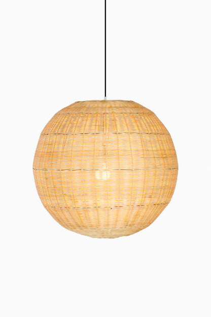 Belvivere Oasis Globe- fijnmazig ambachtelijk vlechtwerk lamp