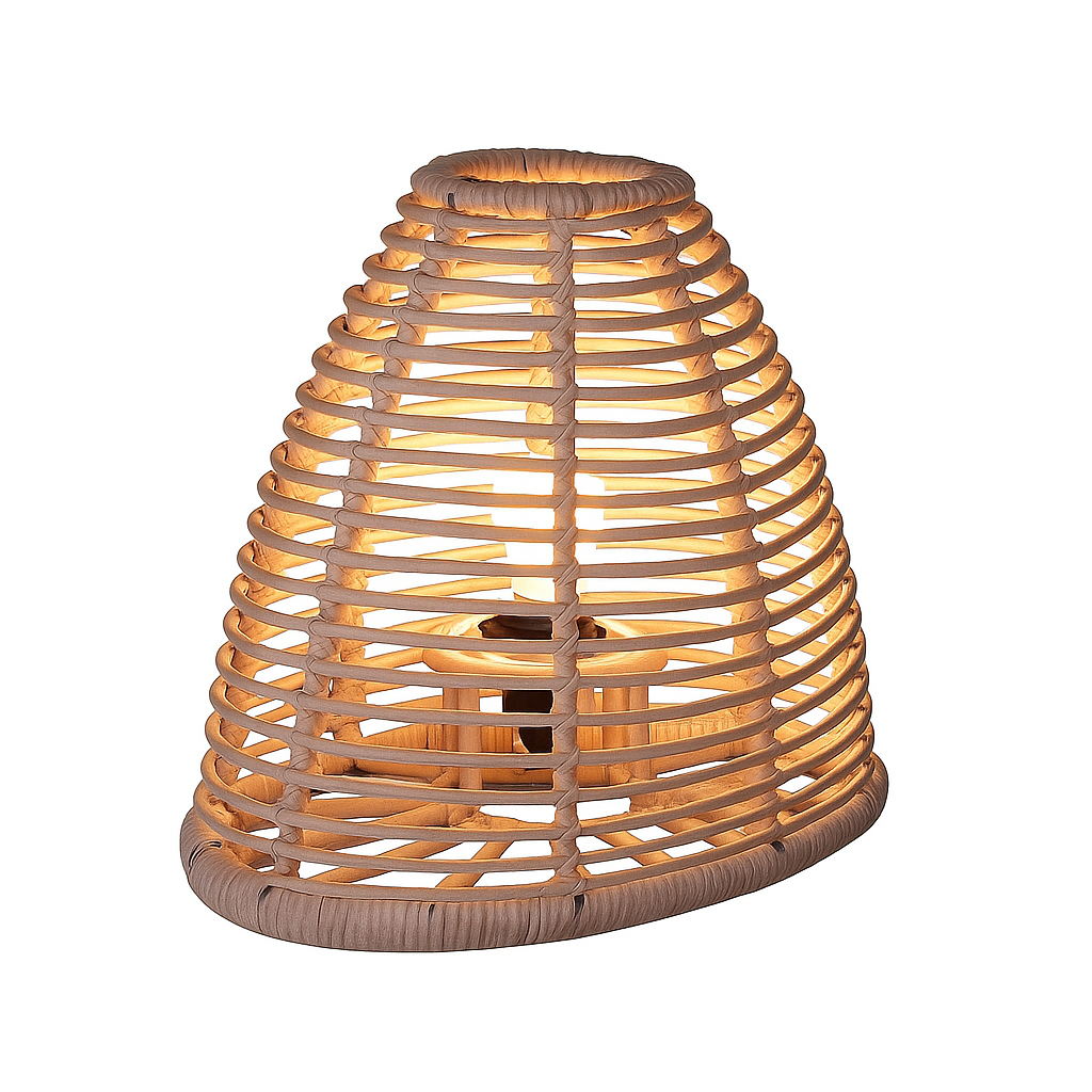 Belvivere Palm Aura Tafellamp - Vlechtwerk door topambachtslieden uit West Java