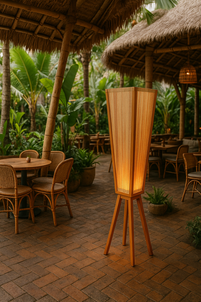 Belvivere Vloerlamp  Telo - Eerlijk ambachtelijk en tropisch design