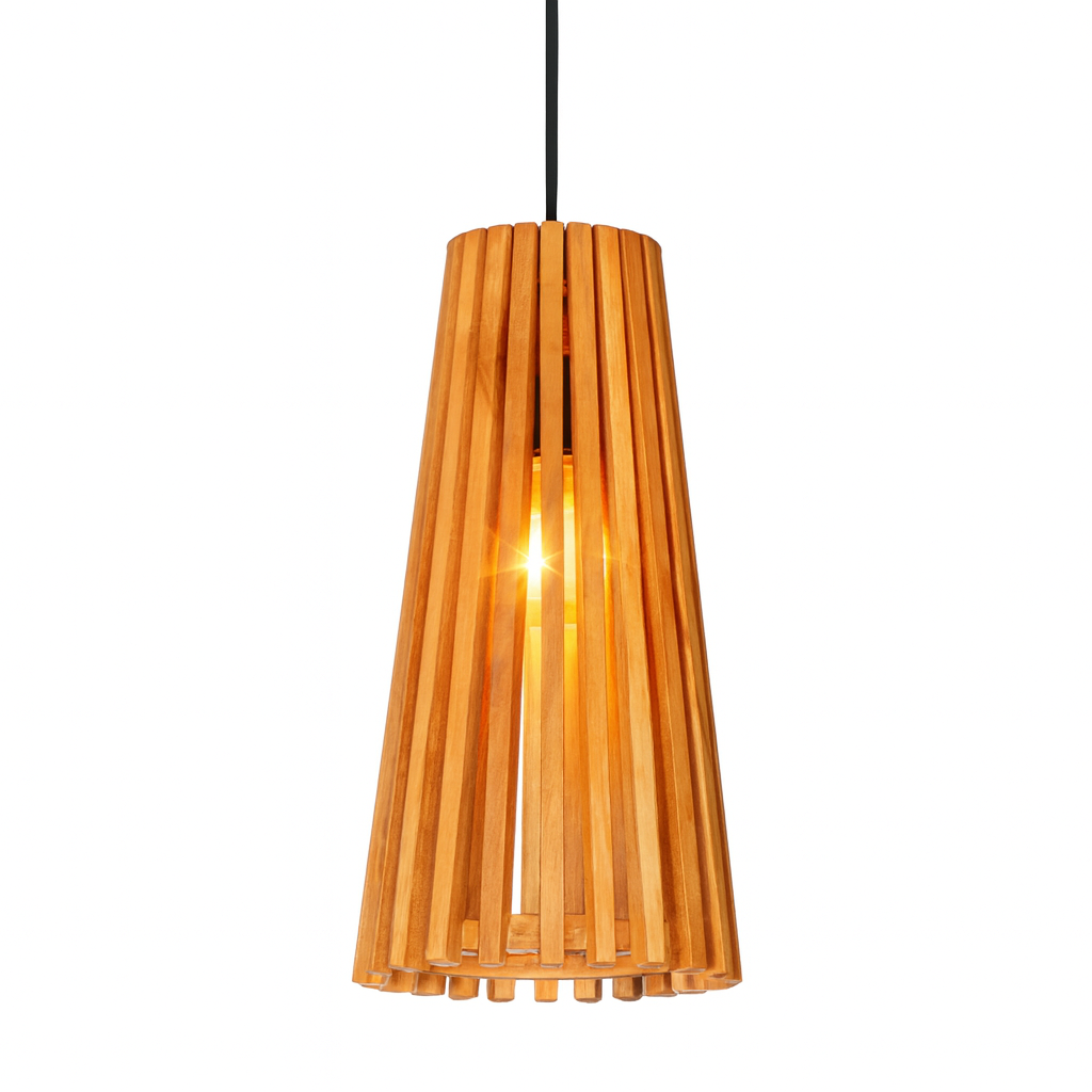 Belvivere Woodline Pendant– Luxe Teakhouten Hanglamp