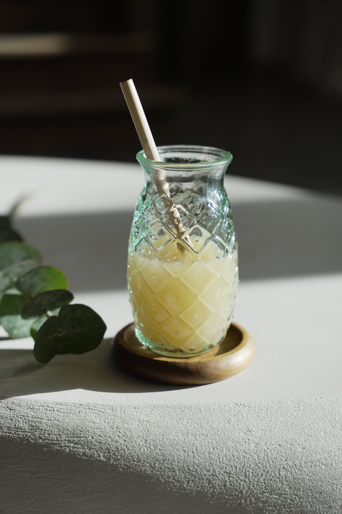 Het Pineapple Glas - Blauw - M