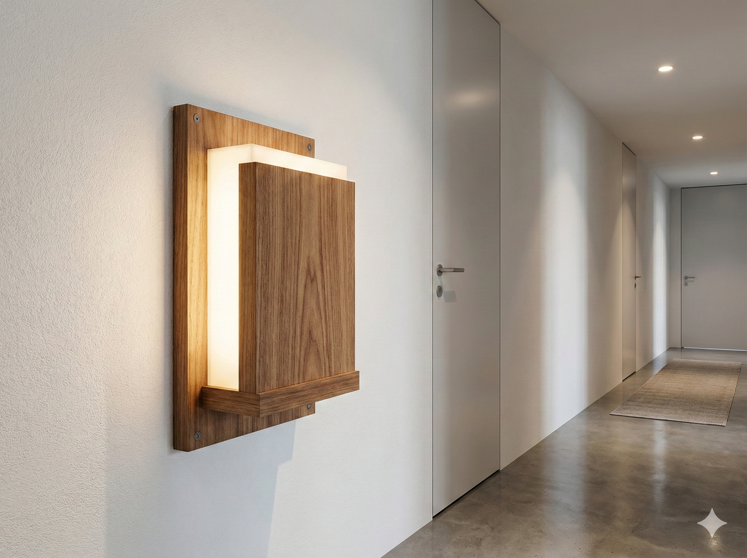 Belvivere Dadu Wandlamp – Natuurlijke Warmte in een Modern Jasje