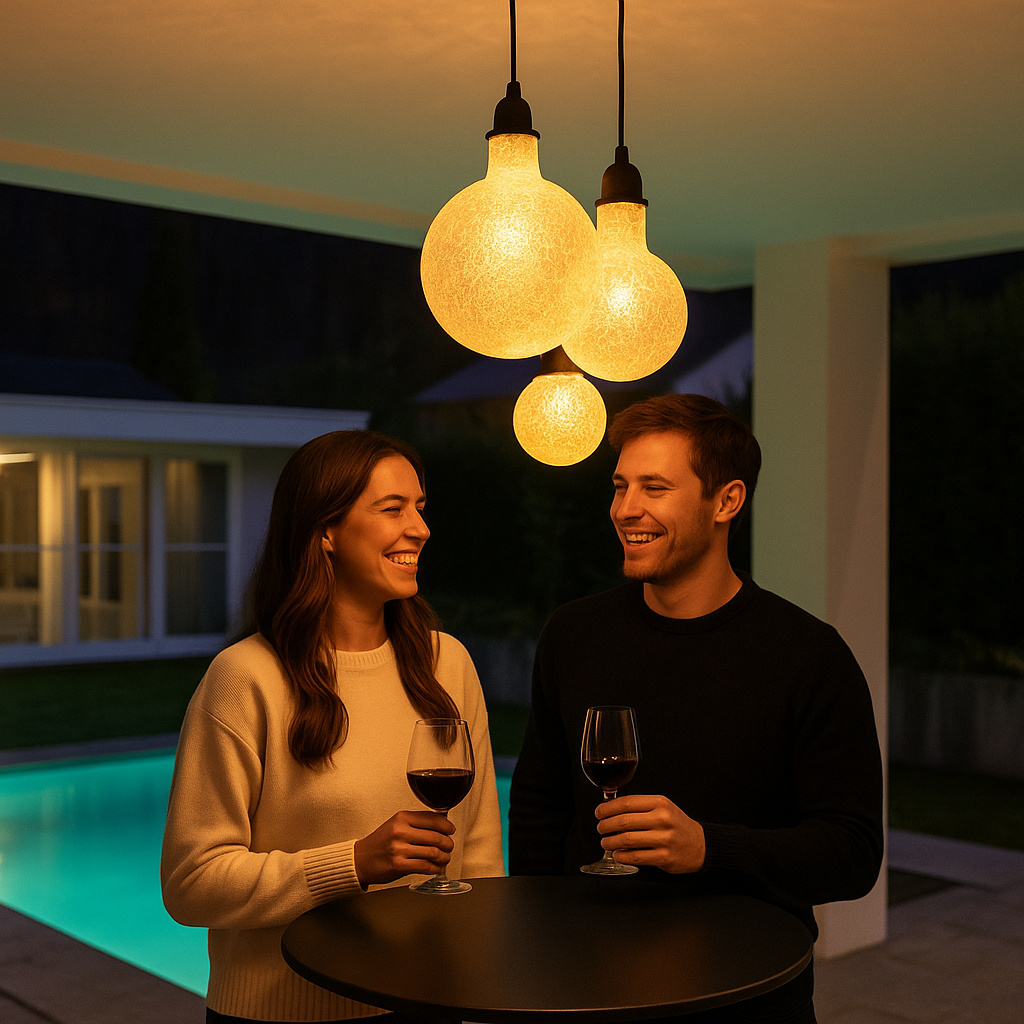 Belvivere Glass Cirebon Hanglamp - handgemaakt glaswerk uit Cirebon - Middel