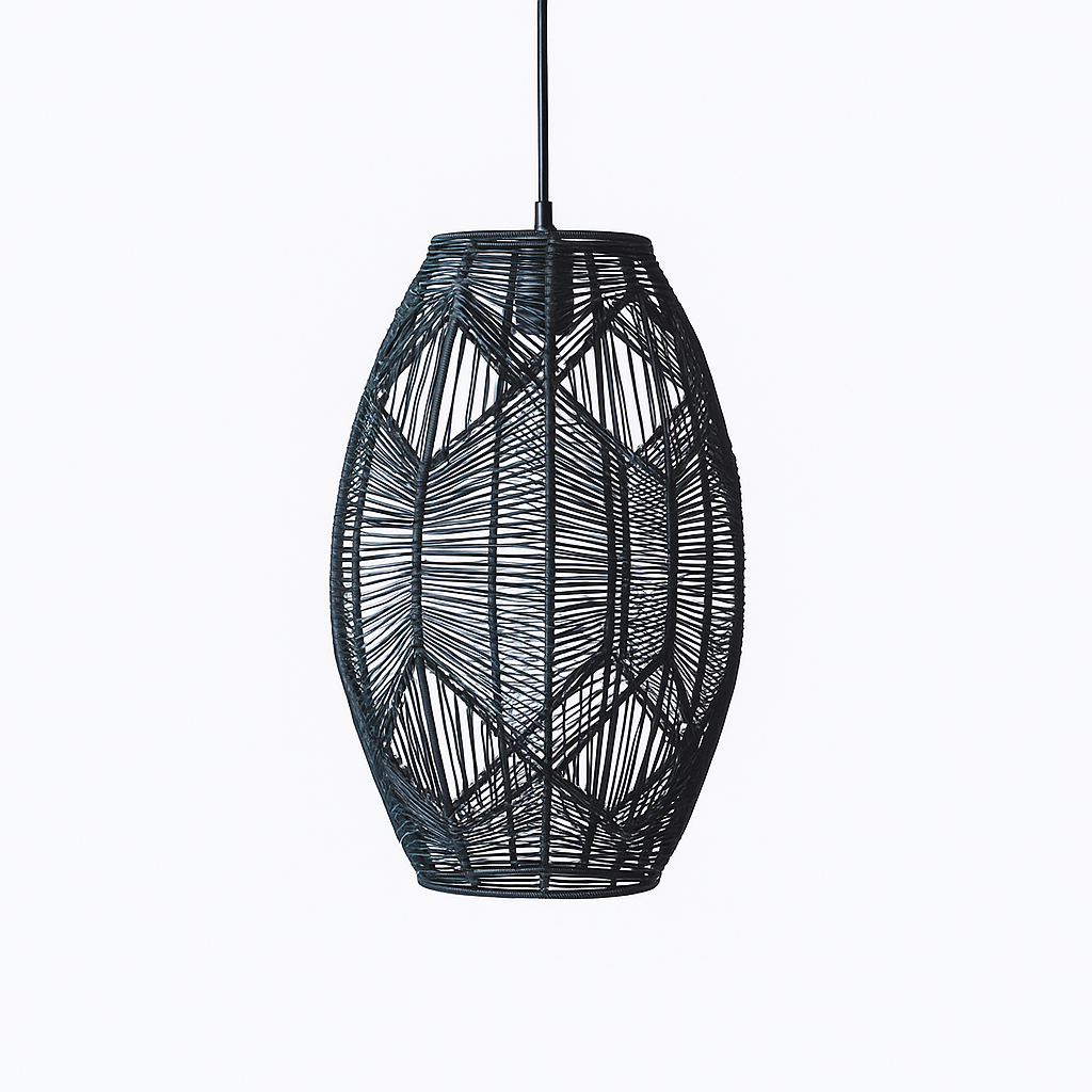 Belvivere Rotan Hanglamp Nightfall Natural Black