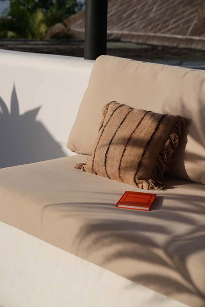 De Oh My Gee Kussenhoes - Beige Black - 40x40