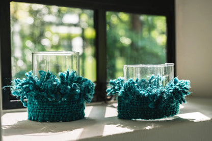 De Oh My Gee Kaarsenhouder - Aqua - S