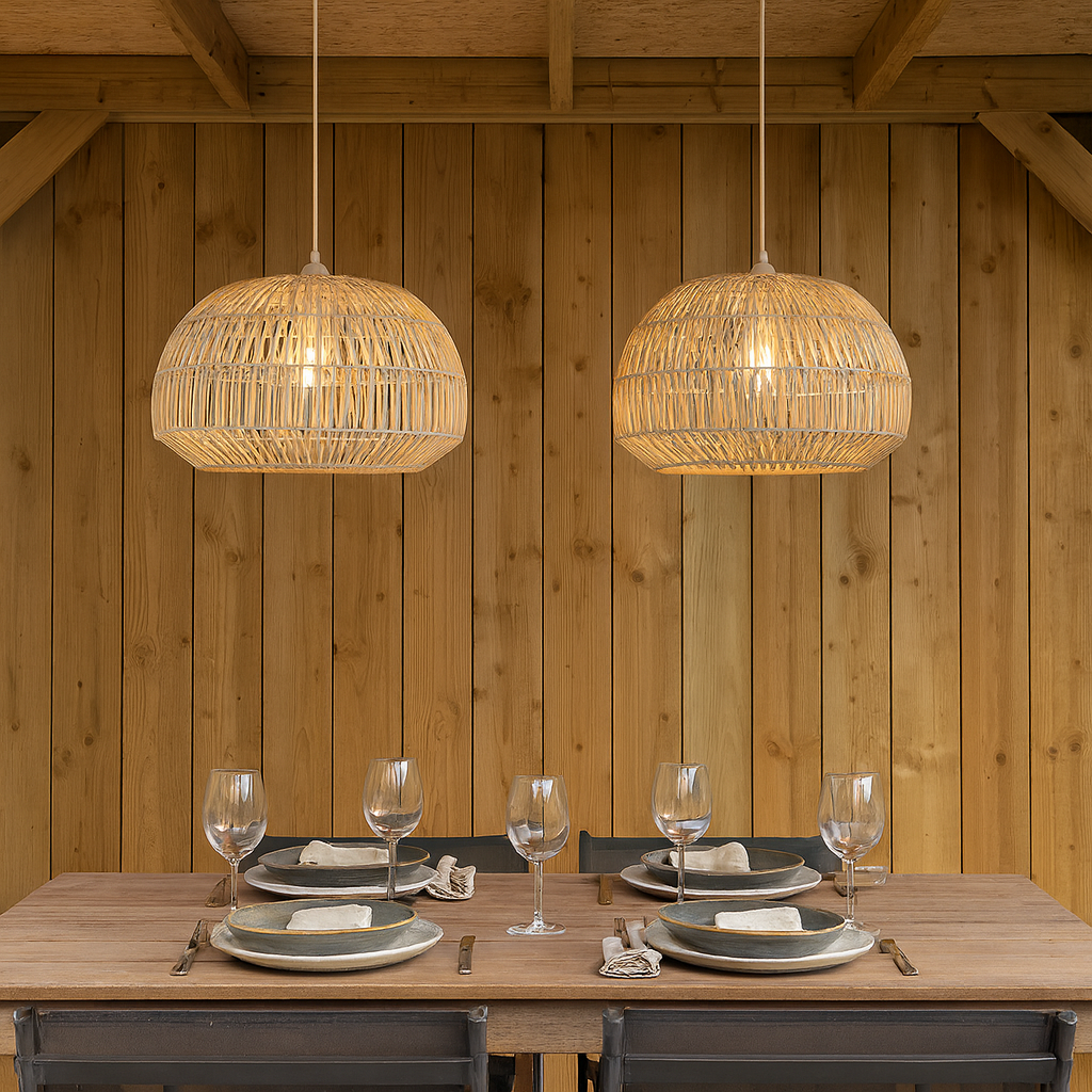 Belvivere Ronda Rotan Hanglamp