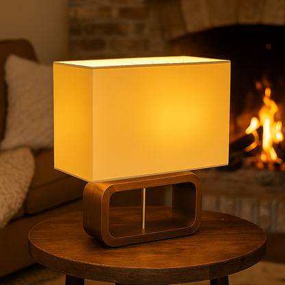 Belvivere Solana Teak Tafellamp – Authentiek Indonesisch Meesterwerk