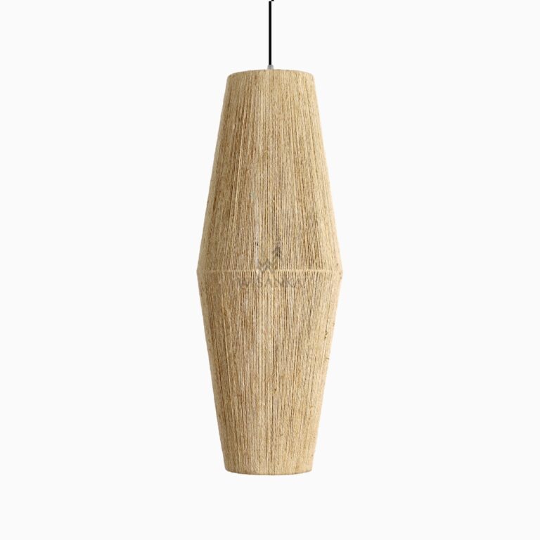 Belvivere Lintang Halo – Met de hand geweven jute hanglamp