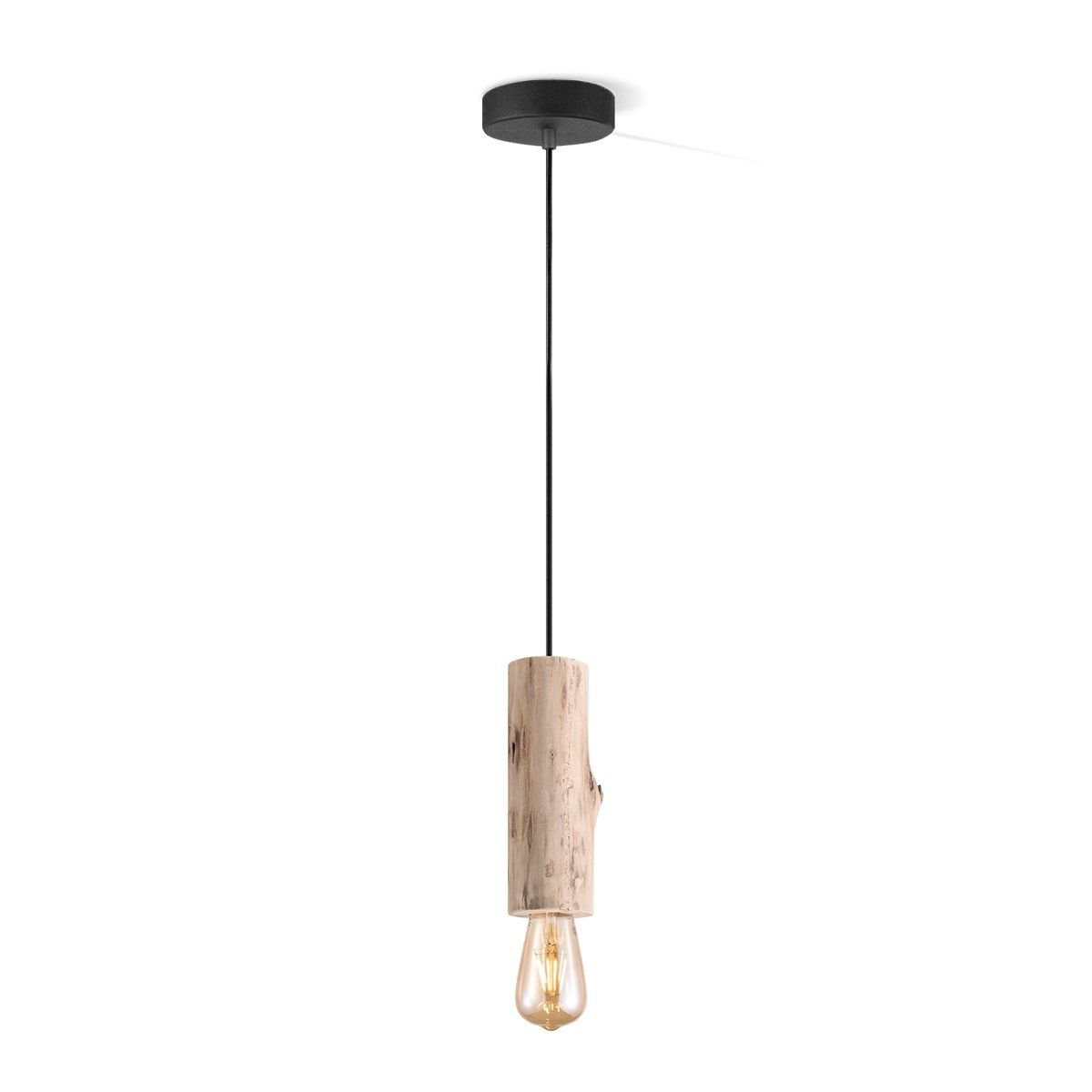 Hanglamp Billy - hout - 10x10x130cm