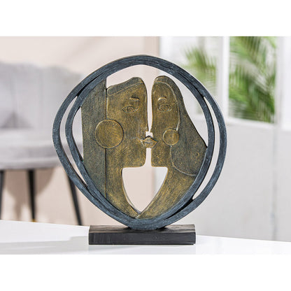 Sculptuur rond Abstract H.31 cm