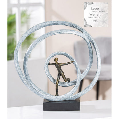 Sculptuur rond Bevrijding H.35 cm