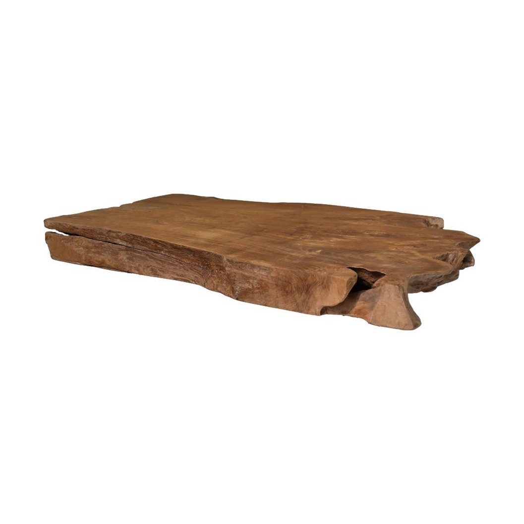 Salontafelblad - 80x50x8 - Naturel - Teak