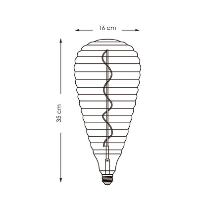 dimbare Hive Spiraal E27 4W 280lm 2700k Amber