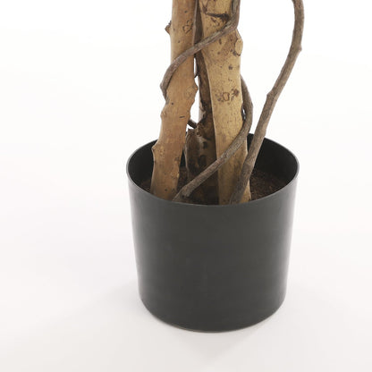 Ficus Kunstplant - H110 x Ø70 cm - Groen Bont