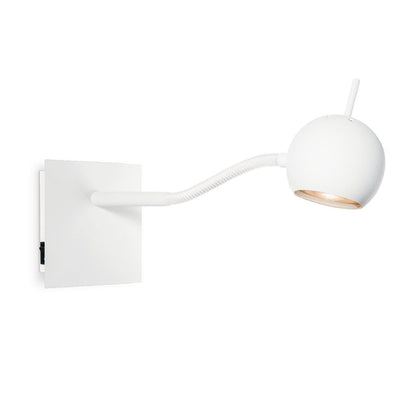 Wandspot Bollo - incl. dimbare LED lamp - wit