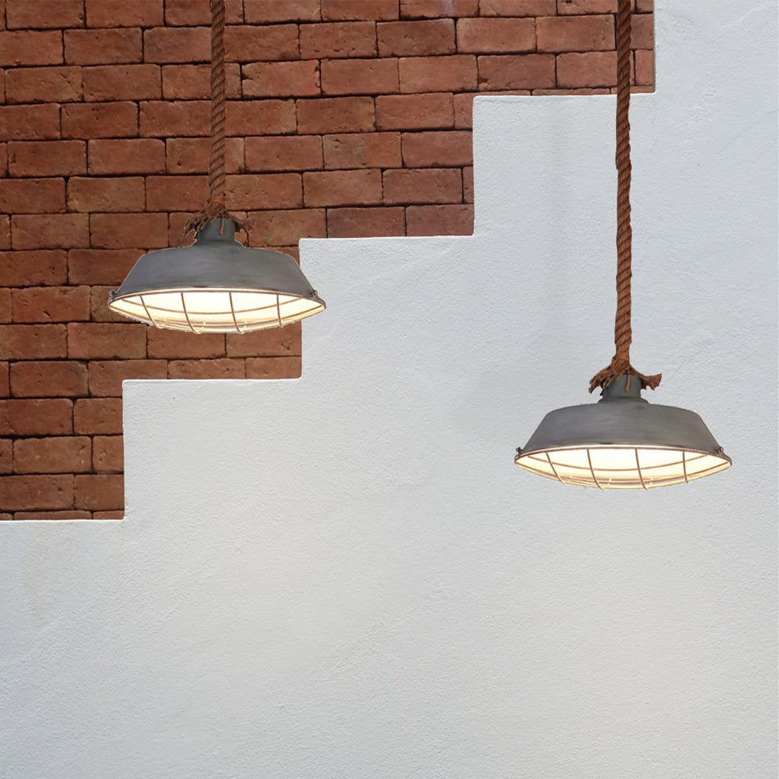 Hanglamp Dex - Beton - 36x36x120cm