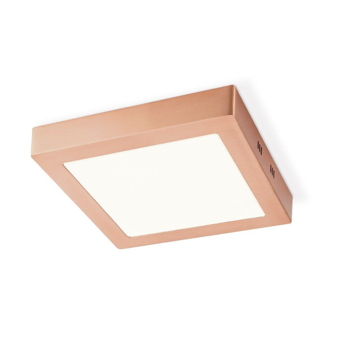 LED Plafondlamp Ska - Koper - Vierkant 22/22/3.6cm