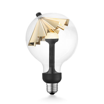 dimbare LED lamp Umbrella goud G120 E27 5W 400Lm