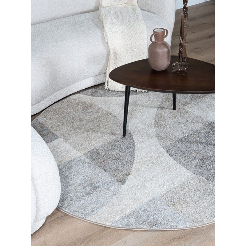 Vloerkleed Tanno Beige Rond ø200 cm