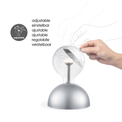 Hanglamp Move Me Bumb Cone 5.5W 2700K grijs-zilver-wit