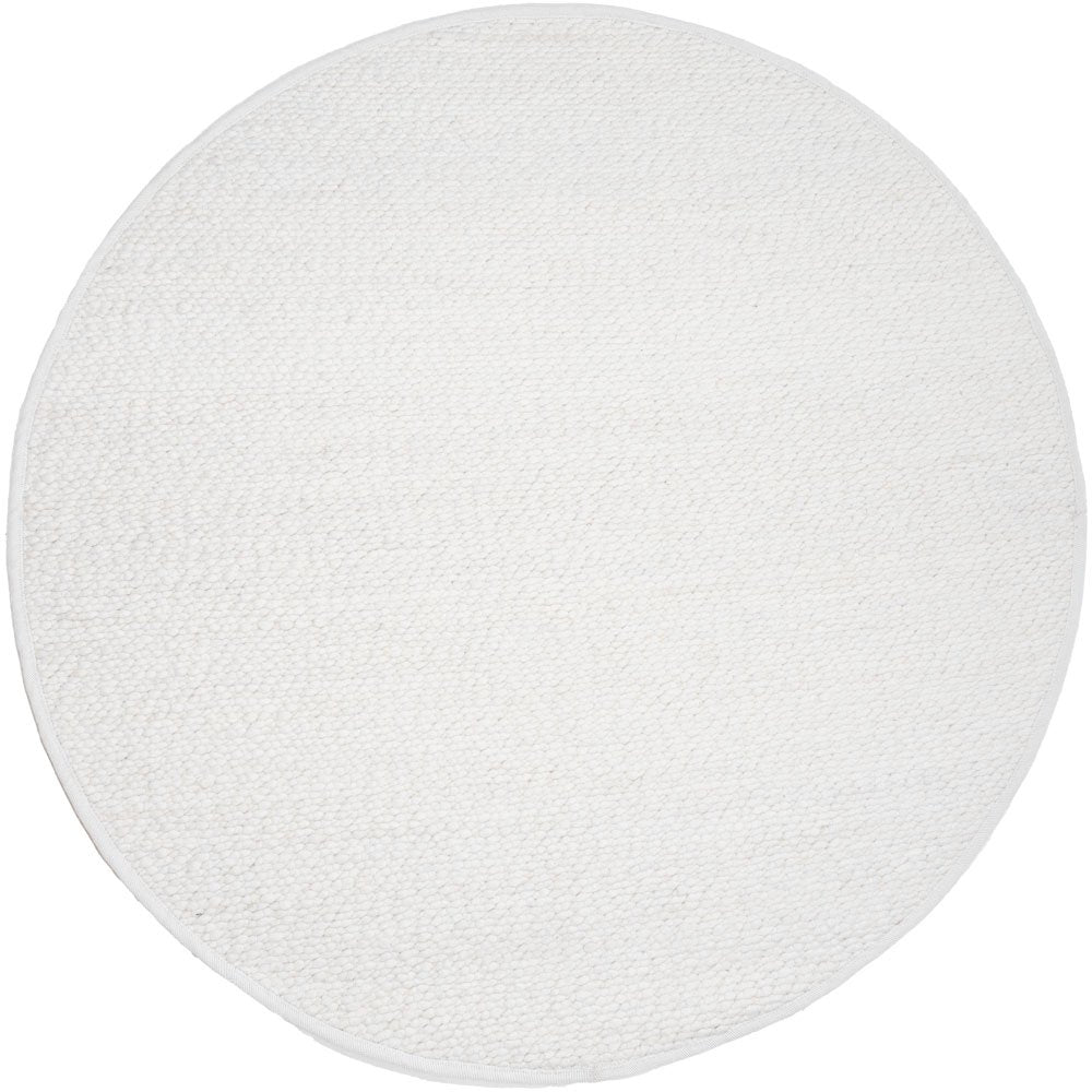 Vloerkleed Stone White Rond ø160 cm