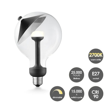 Wandlamp Move Me - Wally Cone 5.5W 2700K grijs