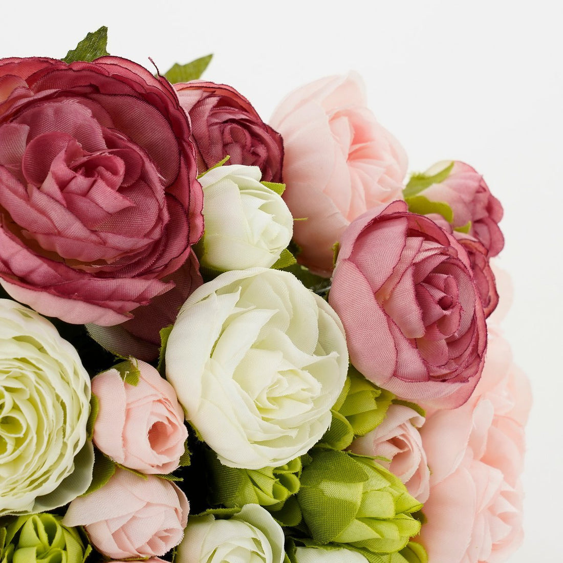 Ranonkels Kunstbloemen Boeket - H35 x Ã˜26 cm - Roze