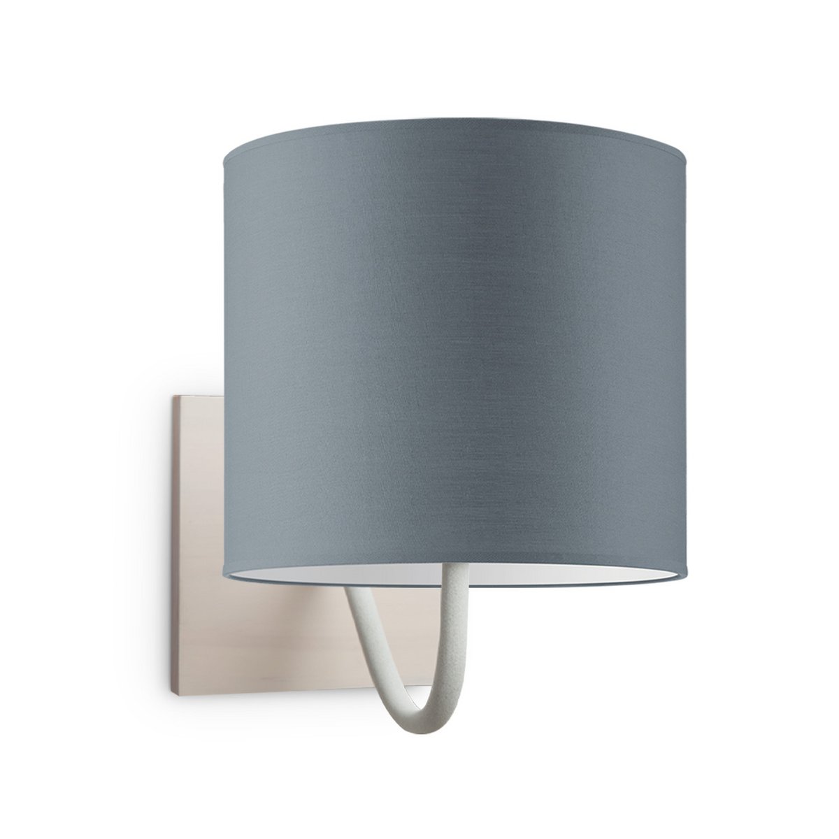 Wandlamp - Beach E27 Lampenkap grijs 20cm